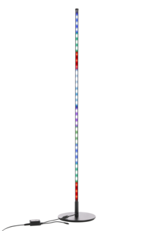 Gulvlampe RGB med effektfullt lys og fjernkontroll Cotech