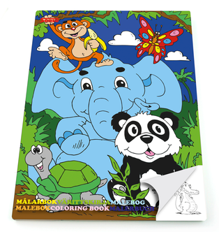 Målarbok, från 4 år