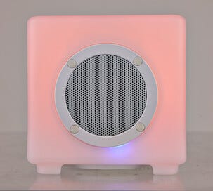 Högtalare med LED-belysning