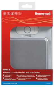 Honeywell trådløs ringeklokke DC915NG, grå