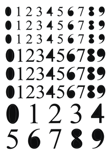 Tarranumerot ja -kirjaimet