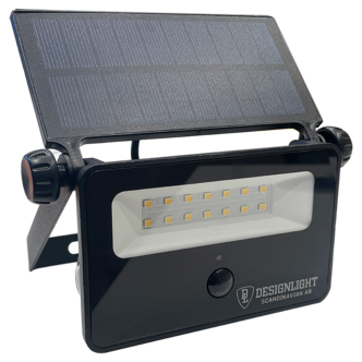 Designlight Sunny lyskaster med solcelle med PIR 1600 lm IP65