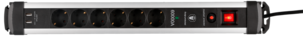 6-veis overspenningsvern USB