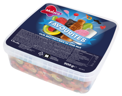 Malaco Favourites godismix 900 g