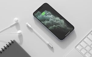 Lightning- til 3,5 mm-adapter, hodetelefoner iPhone