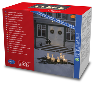 Konstsmide Koristevalaisin Porot 5 kpl LED