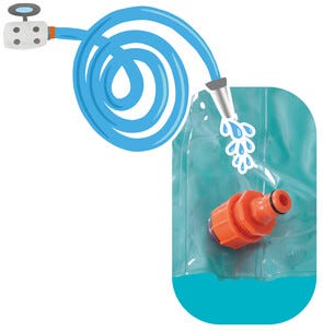 Lekemadrass med sprinkler til sommerlek, fra 3 år