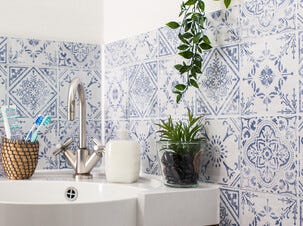 D-C-Fix selvklebende veggplater 30,5 × 30,5 cm, 6-pakning