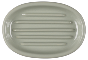 Saippuakuppi kivitavaraa, vihreä