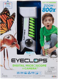 Digitalt mikroskop med kamera EyeClops, 4+
