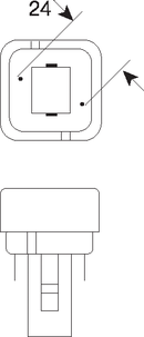 Loistelamppu 827 G24D-2 Osram