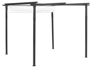 Pergola med soltak, 2,9 x 2,9 meter