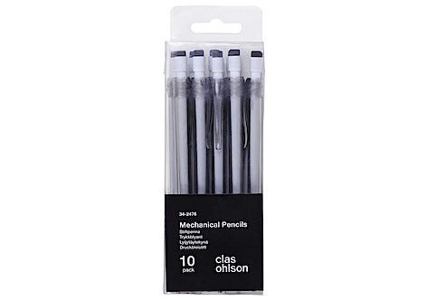 Stiftpennor 10-pack