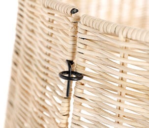 Kuusenjalan suojus rottinkia, 60 cm