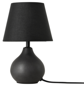 Northlight Meja bordslampa svart keramik, 23 cm