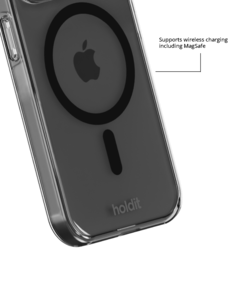 Holdit Transparent Case MagSafe iPhone 14 Pro mobildeksel
