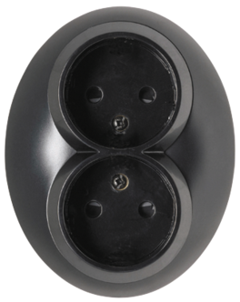 Schneider Renova stikkontakt dobbel innfelt