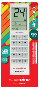 Superior AirCo 5000 Yleiskaukosäädin ilmastointilaitteeseen