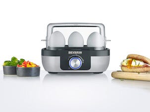 Severin Deluxe eggkoker med elektronisk styring, 6 egg