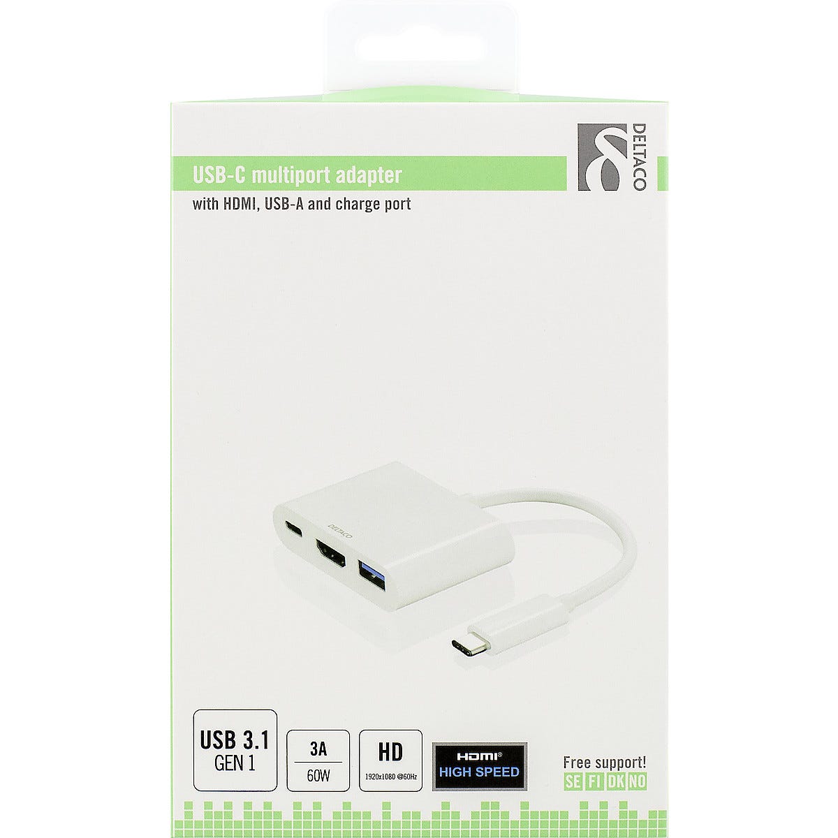 USBC Multi Portadapter Clas Ohlson