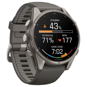 Garmin fēnix 9 äventyrsklocka, stengrå titan