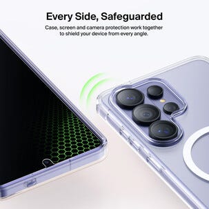 Belkin ScreenForce Titan 3-i-1 skjermbeskytter for Galaxy S26 Ultra