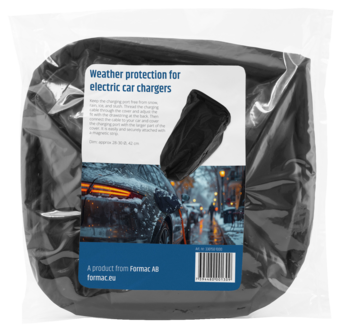 Vattentätt väderskydd för ladduttag elbil, magnetiskt