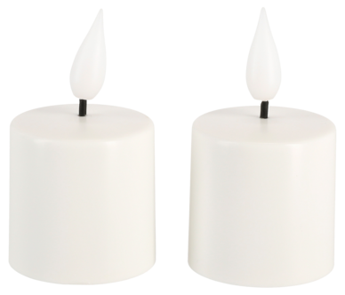 Extra blockljus mini LED 2-pack laddningsbart, Northlight