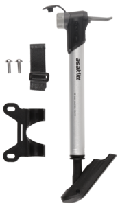 Cykelpump dubbelverkande, Asaklitt