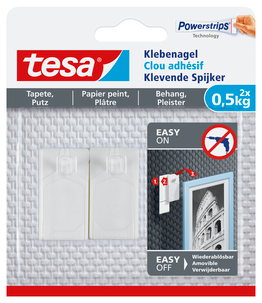 Självhäftande spikar Tesa, 2-pack