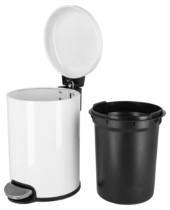 Pedalbøtte 3 liter, myk lokking