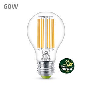 LED Lamppu Philips Ultra Efficient E27 A60, 4 W, lämpimän valkoinen
