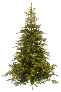 Stort Vinterviken-juletre 300 cm med micro-LED og timer