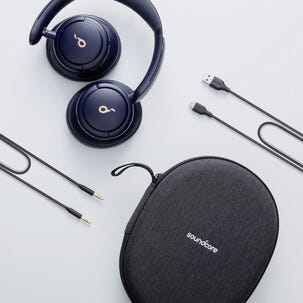 Soundcore Life Q30 trådløse hodetelefoner over ear med støyreduksjon