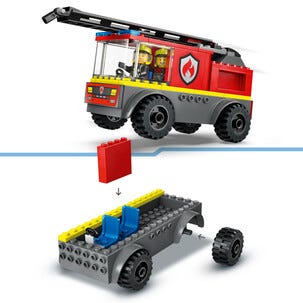 LEGO City Brandbil med stege 60463, från 4 år