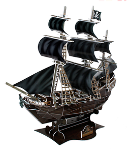 3D-pussel piratskepp