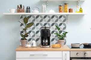 D-C-Fix självhäftande väggplattor 30,5 x 30,5 cm, 6-pack