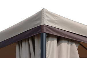 Paviljong på 3 x 3 m med myggnett