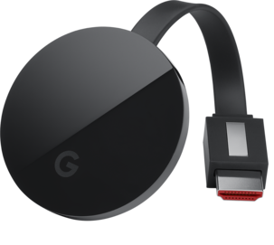 Mediasoitin Google Chromecast Ultra