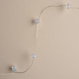 Batteridriven ljusslinga diamant LED Northlight, 2 m