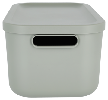 Tidy Säilytyslaatikko, kansi, uusiomuovia, vihreä