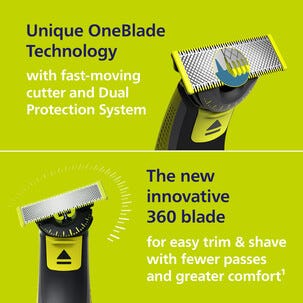 Philips OneBlade 360 Sähkökäyttöinen partahöylä, QP2724/23