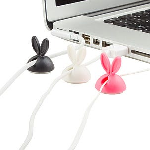 Johdonpidike Cable Candy Bunny Beans 5 kpl