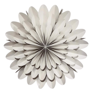 Northlight adventsstjerne i papp, blomster, 46 cm