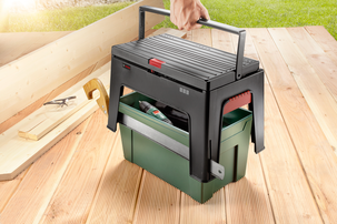 Bosch PSR 1800 LI-2 drill med Step & Workbox