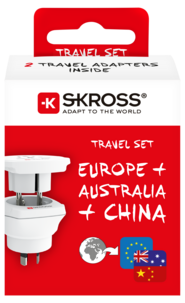 Matka-adapteri Skross Combo World to Australia China Europe
