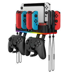 Exibel väggfäste Nintendo Switch, laddning och RGB