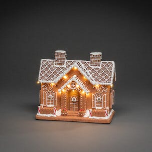 Konstsmide julby, Pepperkakehus med LED-belysning