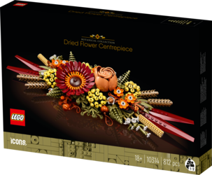 LEGO Icons Dekorasjon med tørkede blomster 10314, fra 18 år