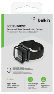 Skjermbeskyttelse for Apple Watch SE1/2/3 / 40 / 41, Belkin ScreenForce